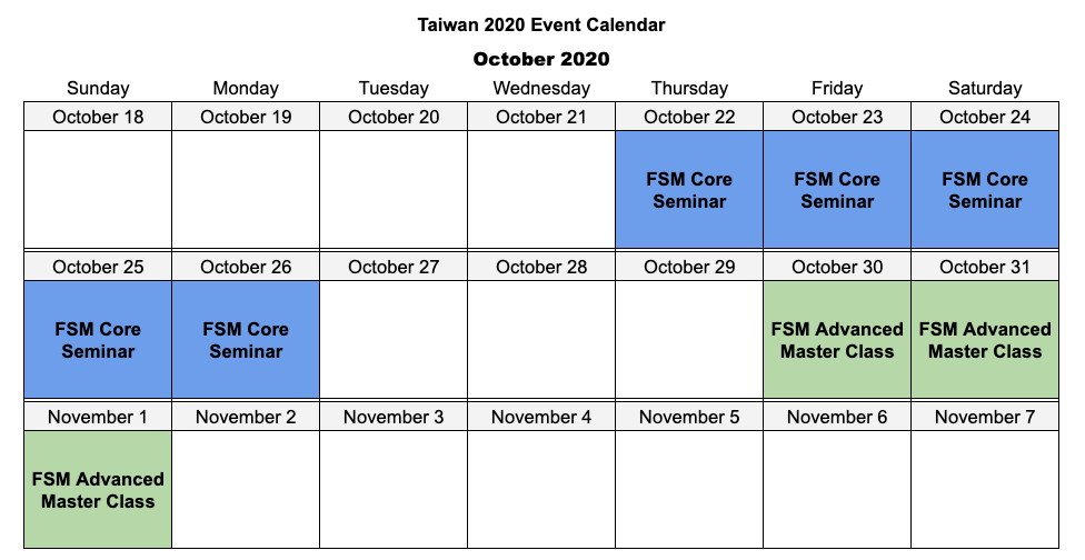 Event Calendar Google Sheets Frequency Specific Microcurrent