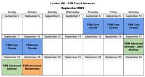 London 2022 Event Calendar - Google Sheets