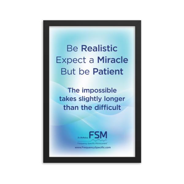 Be Realistic Expect A Miracle