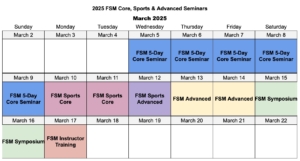 FSM Advanced and Symposium 2025 Event Calendar