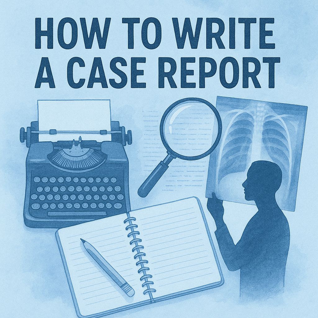 how to write a case report ai image